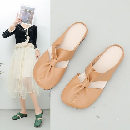 aakip™-🎊 Hot Sale👣Cut Out Design Flat Mules