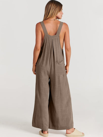 aakip™-Plus Size Wide Leg Overalls Jumpsuit (Buy 2 Free Shipping)