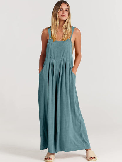aakip™-Plus Size Wide Leg Overalls Jumpsuit (Buy 2 Free Shipping)