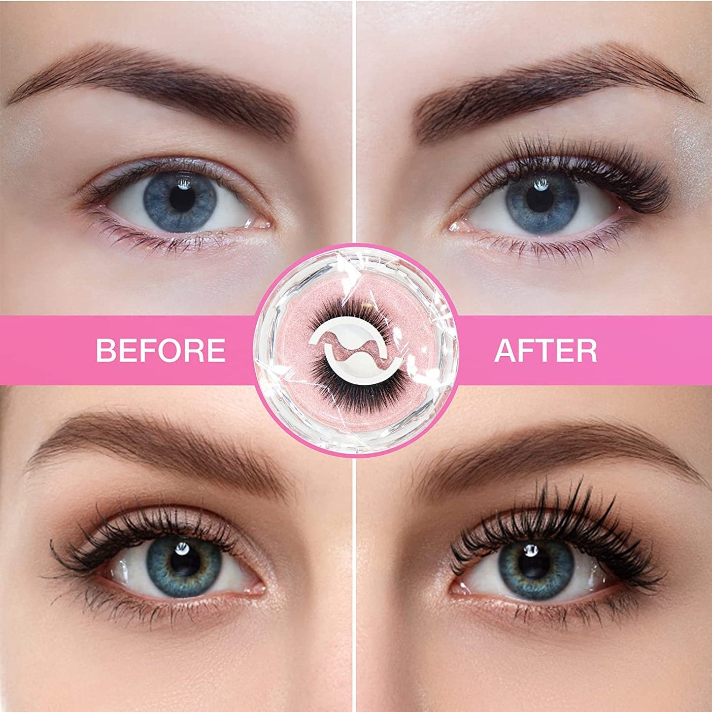 aakip™-Long-lasting soft reusable bonded lashes