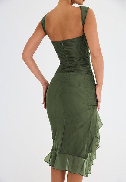 aakip™-Trendy crew neck sheath dress