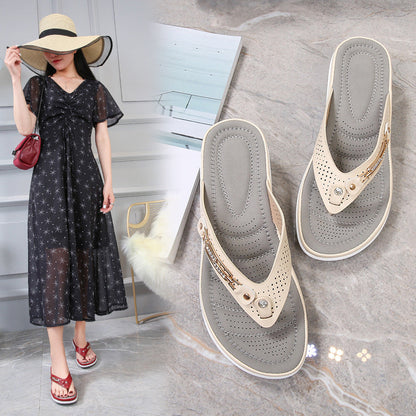 aakip™-Women's Arch Support Soft Cushion Flip Flops Thong Sandals Slippers