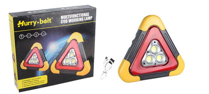 aakip™-2-IN-1 Solar Emergency Triangular Roadside Warning Light