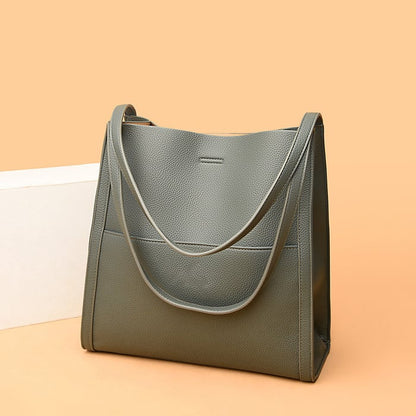 aakip™-⏰ Promotion 49% OFF⏰Solid color genuine leather shoulder bag