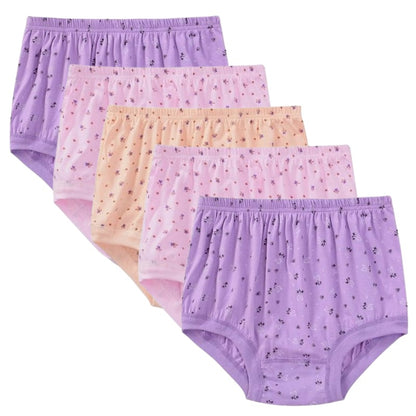 aakip™-High-Waist Ladies Cotton Panties Plus Sizes💥5pcs Only $24.98 Today🔥