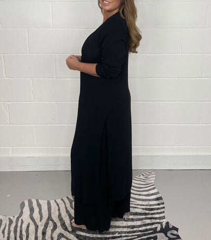 aakip™-Casual 2 Pieces Suit With Long Top & Matching Trouser(Buy 2 get free shipping)