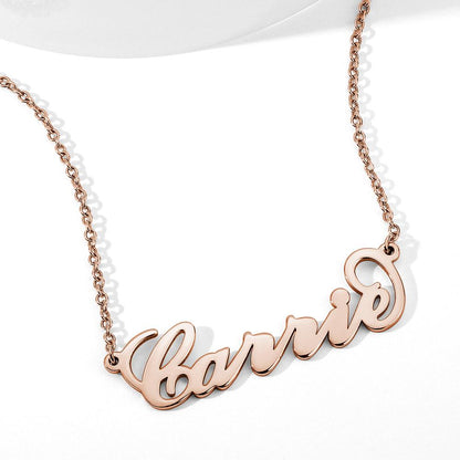 aakip™-Carrie Style Name Necklace  For Her