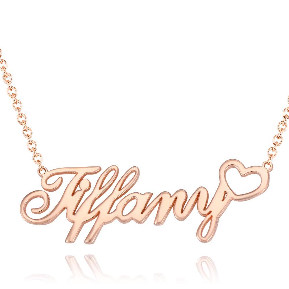 aakip™-Personalized Custom Name Necklace with Little Heart, Gifts for Girls