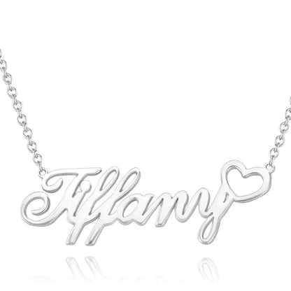 aakip™-Personalized Custom Name Necklace with Little Heart, Gifts for Girls