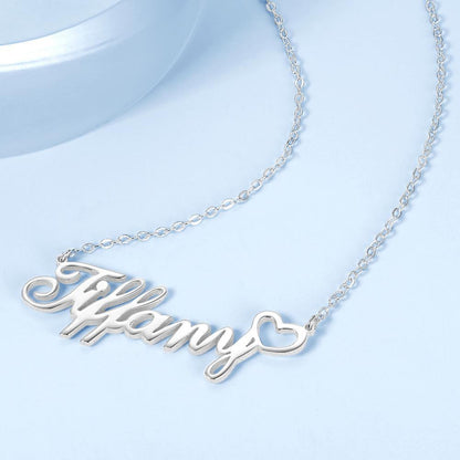 aakip™-Personalized Custom Name Necklace with Little Heart, Gifts for Girls