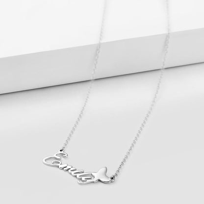 aakip™-Personalized Name Necklace With Butterfly