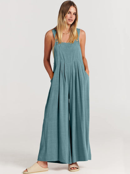 aakip™-Plus Size Wide Leg Overalls Jumpsuit (Buy 2 Free Shipping)