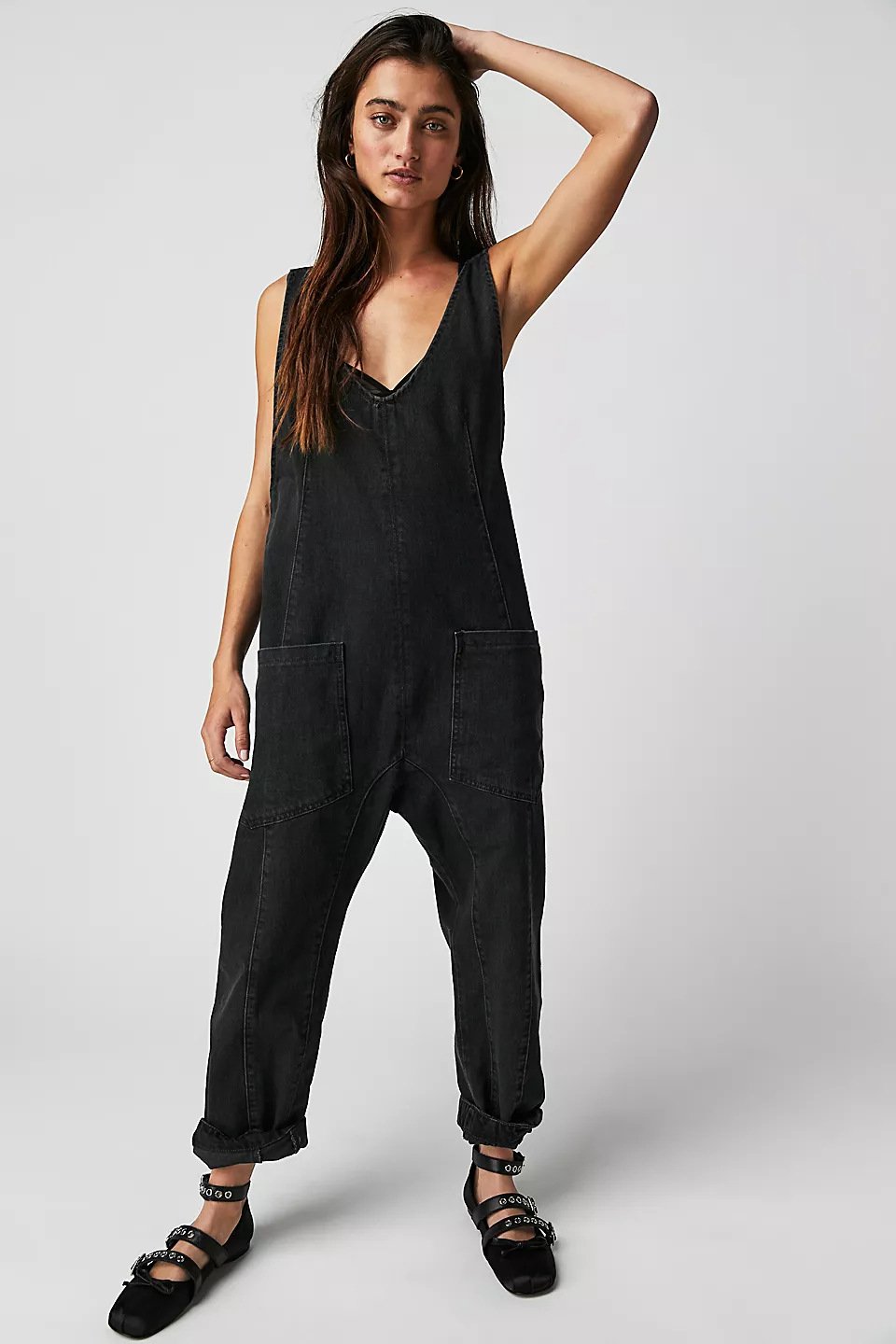 aakip™- 50% OFF🔥Denim Jumpsuit With Pockets