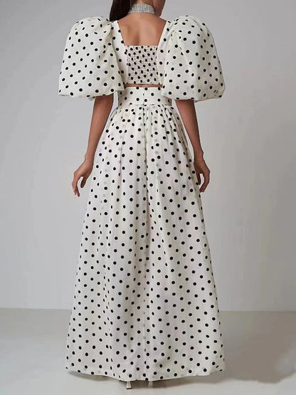 aakip™-Sets Tops Split Skirts