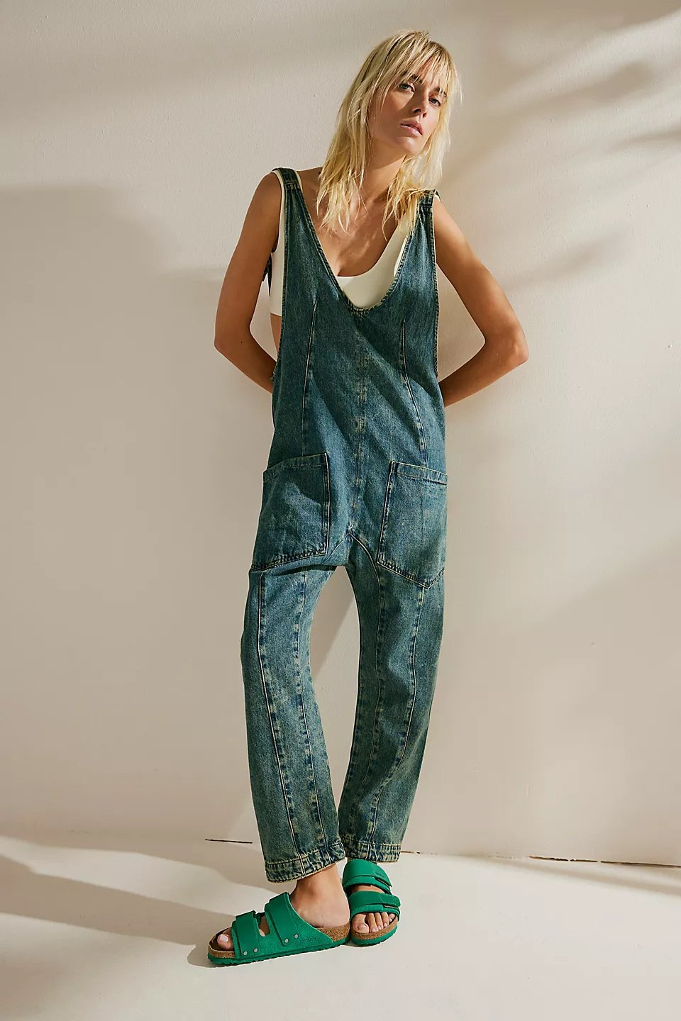 aakip™- 50% OFF🔥Denim Jumpsuit With Pockets