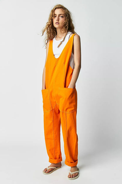 aakip™- 50% OFF🔥Denim Jumpsuit With Pockets
