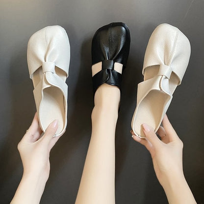 aakip™-🎊 Hot Sale👣Cut Out Design Flat Mules
